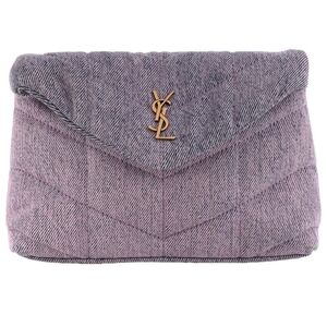 Yves Saint Laurent Purple Quilted Women's Bag